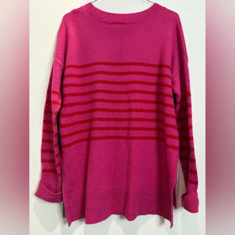 Striped Pink Sweater - Picture 6 of 6
